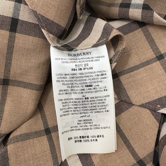 Burberry Tan Plaid rock Women's Skirt NWT 8 - Picture 8 of 9